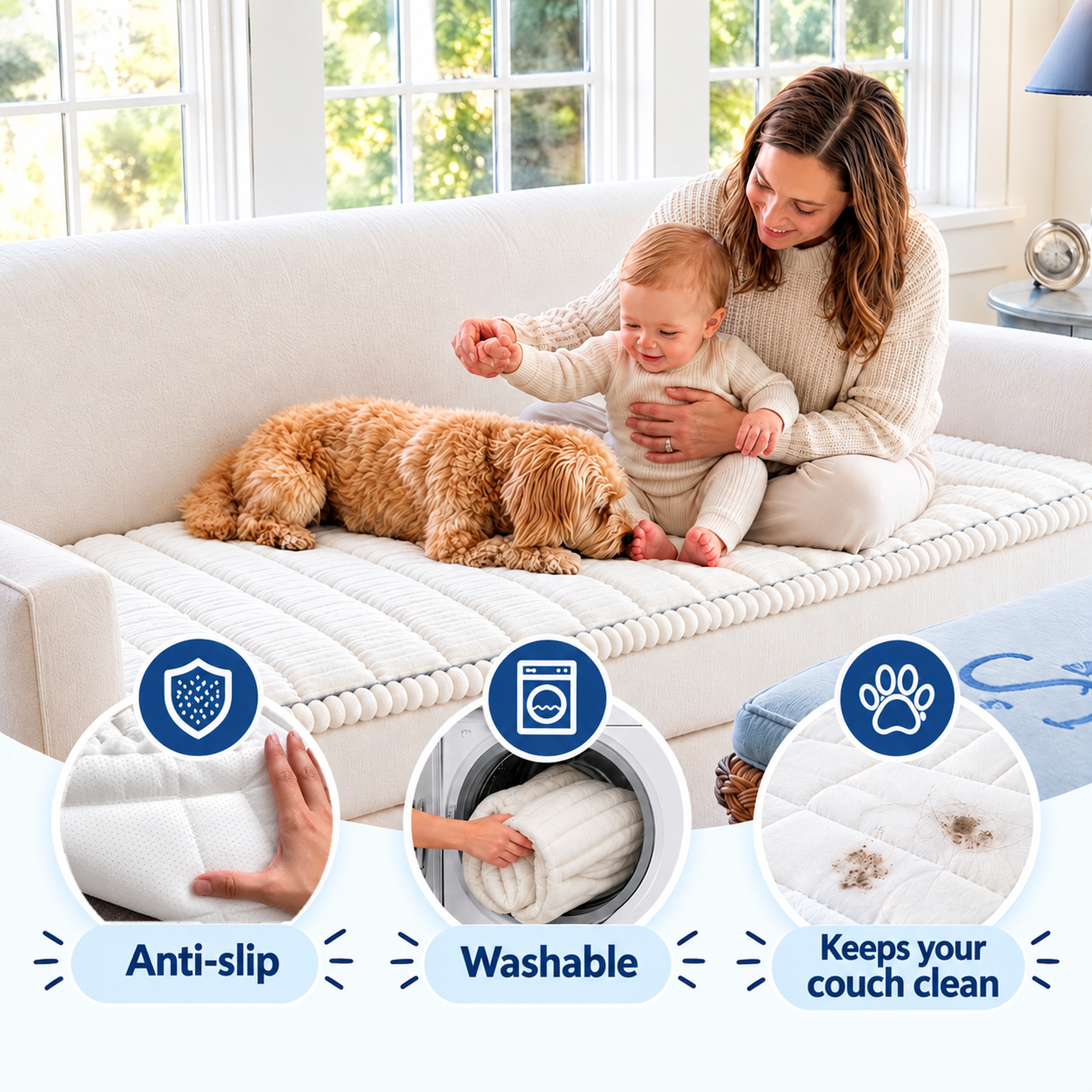 Plush Couch Cover